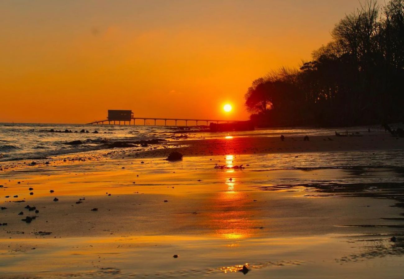 Bembridge Lifeboat Station at sunrise.