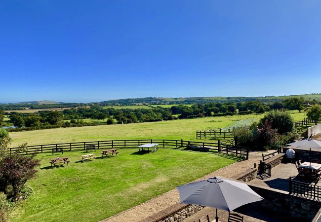 Farm Accommodation, Little Upton Farm,  Isle of Wight with stunning views