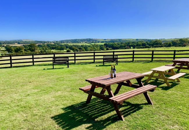 Holiday Home, Little Upton Farm,  Isle of Wight with stunning views