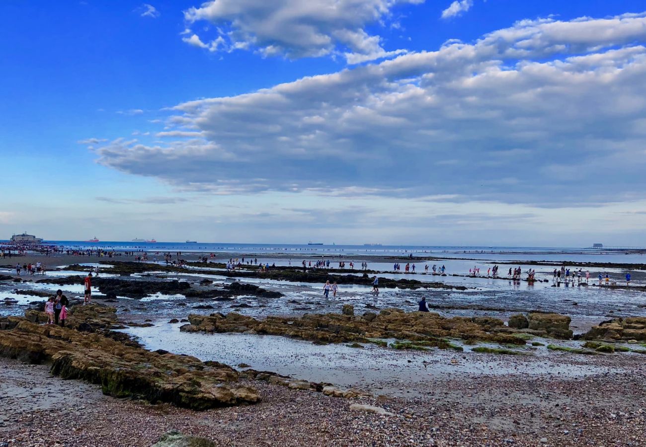 St Helens Beach on the East Coast of the Isle of Wight