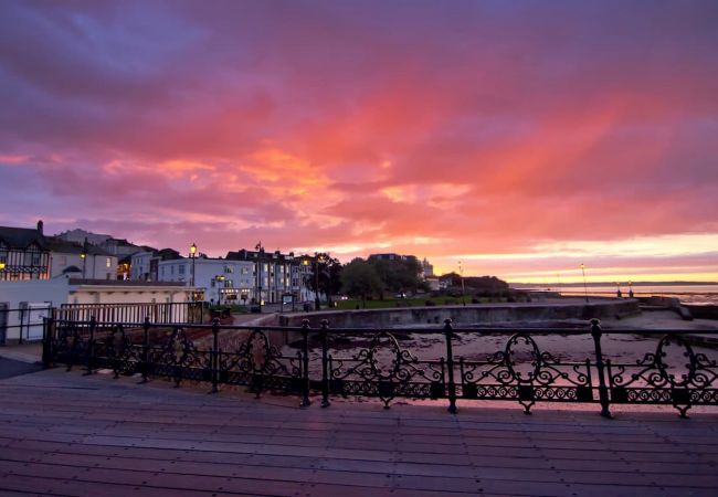 Ryde Pier at sunset, Isle of Wight