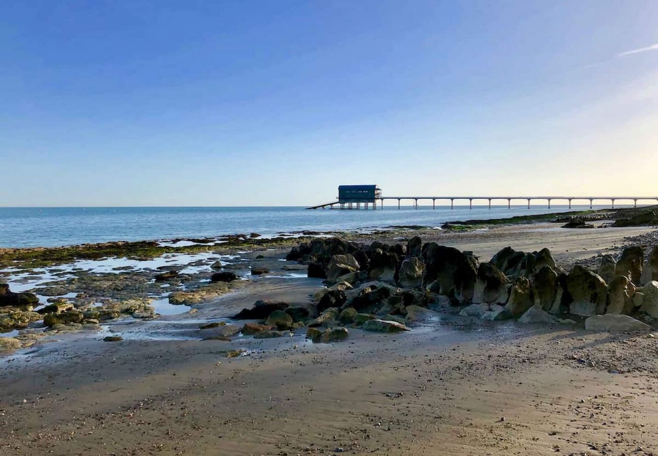  Bembridge beach and Lifeboat station.