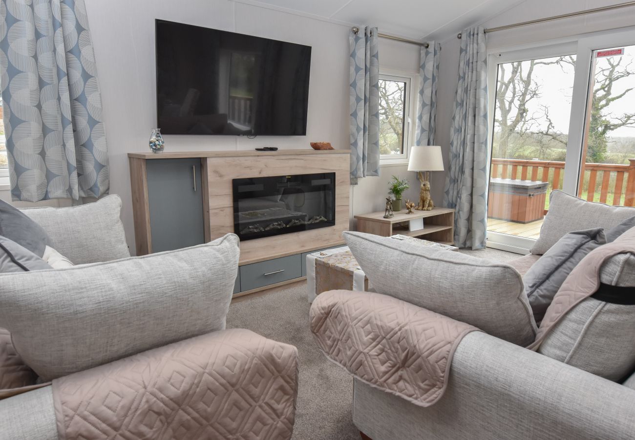 Rural getaway 2 bed holiday lodge Isle of Wight