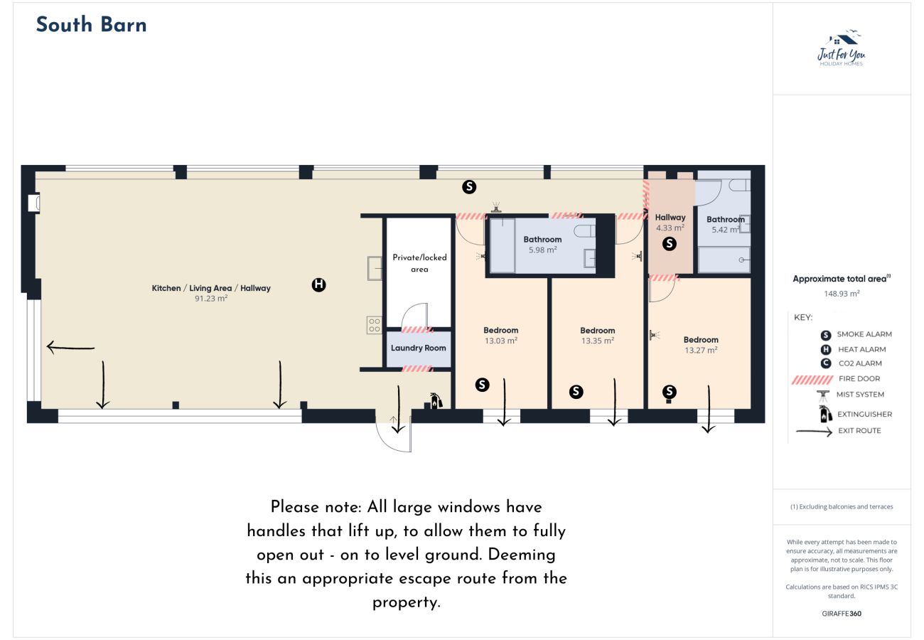 South Barn Floor Plan