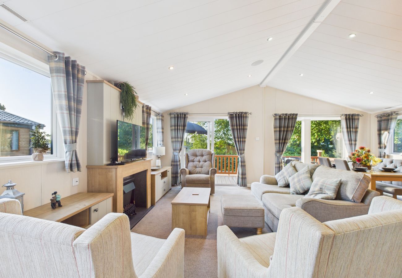 Holiday lodge, Roebeck Country Park, Isle of Wight